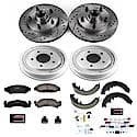 Z23 Daily Driver Carbon-Ceramic Pads, Drilled and Slotted Rotors, Drum and Shoe Kit