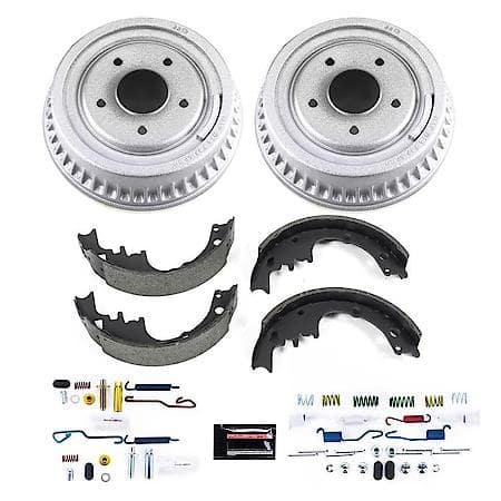 Rear Autospecialty Stock Replacement Brake Shoe and Drum Kit