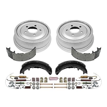 Rear Autospecialty Stock Replacement Brake Shoe and Drum Kit