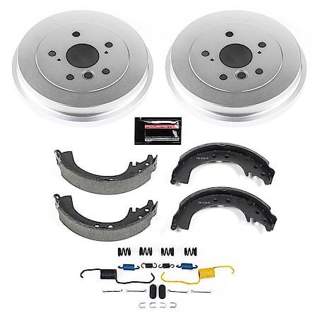 Rear Autospecialty Stock Replacement Brake Shoe and Drum Kit