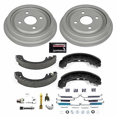 Rear Autospecialty Stock Replacement Brake Shoe and Drum Kit