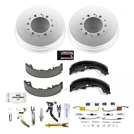 Rear Autospecialty Stock Replacement Brake Shoe and Drum Kit