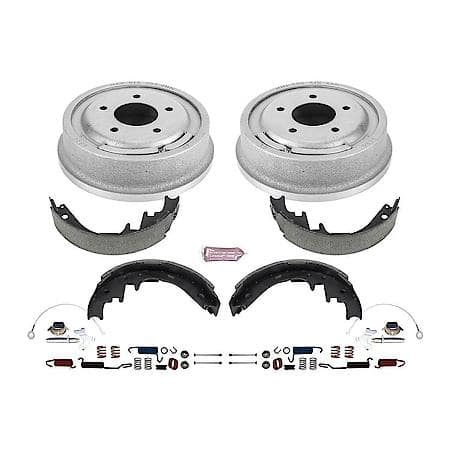 Rear Autospecialty Stock Replacement Brake Shoe and Drum Kit