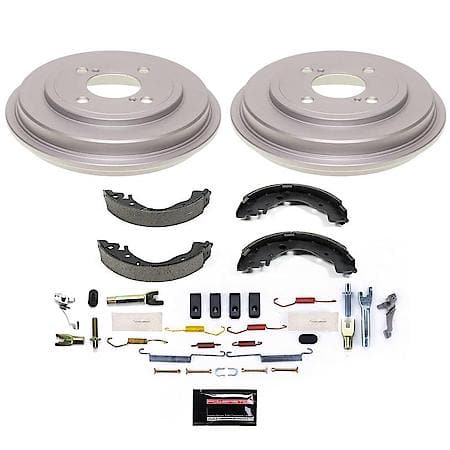 Rear Autospecialty Stock Replacement Brake Shoe and Drum Kit