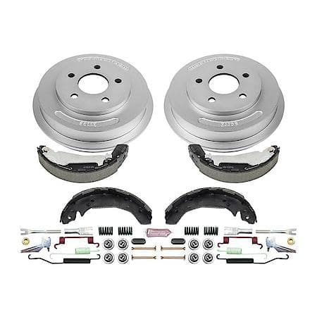 Rear Autospecialty Stock Replacement Brake Shoe and Drum Kit