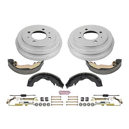 Rear Autospecialty Stock Replacement Brake Shoe and Drum Kit