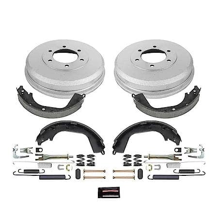 Rear Autospecialty Stock Replacement Brake Shoe and Drum Kit