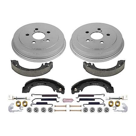 Rear Autospecialty Stock Replacement Brake Shoe and Drum Kit