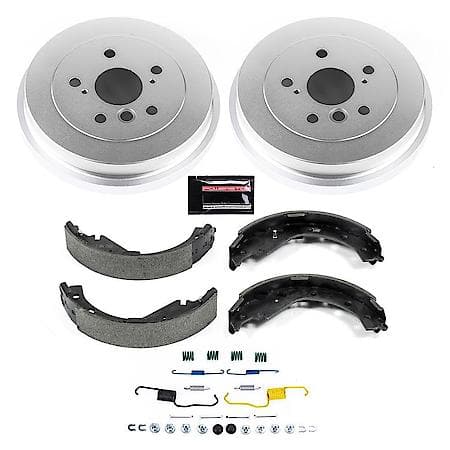 Rear Autospecialty Stock Replacement Brake Shoe and Drum Kit