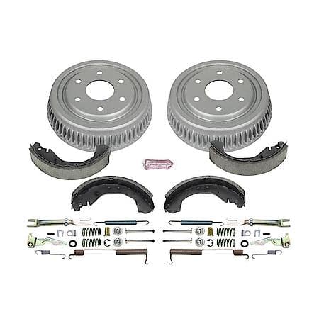 Rear Autospecialty Stock Replacement Brake Shoe and Drum Kit