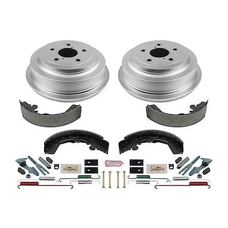 Rear Autospecialty Stock Replacement Brake Shoe and Drum Kit