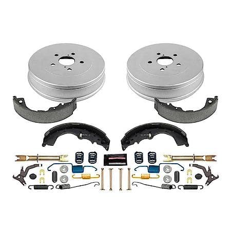 Rear Autospecialty Stock Replacement Brake Shoe and Drum Kit