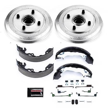 Rear Autospecialty Stock Replacement Brake Shoe and Drum Kit