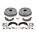 Rear Autospecialty Stock Replacement Brake Shoe and Drum Kit