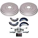 Rear Autospecialty Stock Replacement Brake Shoe and Drum Kit