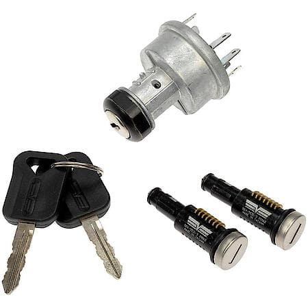 Ignition Switch Kit With Door Lock Cylinders And Ignition Cylinder