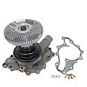 Engine Water Pump with Fan Clutch