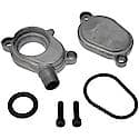 Engine Oil Cooler Coolant Water Outlets