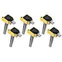 Coil:Ford Ecoboost 2.7L: 6-Pk Yellow