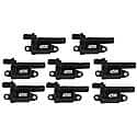 14-Up Lt Round Coil-Black 8 Pack