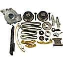 Primary Timing Chain Kit: Exact Fit, 148 Links, Timing/Balance Shaft Components, Water Pump, & More