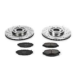 PowerStop Carbon-Fiber Ceramic Disc Pad And Rotor: Brake Kit