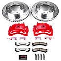 Front Disc Pad and Rotor: Disc Brake Kit, C36, with Calipers, Truck and Tow Brakes