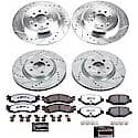 Front And Rear Carbon-Fiber Ceramic Disc Pad And Rotor: Brake Kit, Z36 Truck And Tow