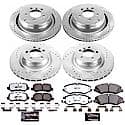 Front And Rear Carbon-Fiber Ceramic Disc Pad And Rotor: Brake Kit, Z36 Truck And Tow