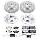 Front and Rear Disc Pad and Rotor: Disc Brake Kit, K26