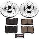 Front Carbon-Fiber Ceramic Disc Pad And Rotor: Brake Kit, Z23 Daily Driver