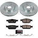 Front Carbon-Fiber Ceramic Disc Pad And Rotor: Brake Kit, Z23 Daily Driver