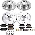 Front And Rear Carbon-Fiber Ceramic Disc Pad And Rotor: Brake Kit, Z23 Daily Driver