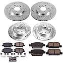 Front And Rear Carbon-Fiber Ceramic Disc Pad And Rotor: Brake Kit, Z23 Daily Driver