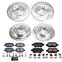 Front And Rear Carbon-Fiber Ceramic Disc Pad And Rotor: Brake Kit, Z23 Daily Driver