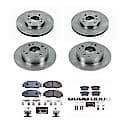 Front And Rear Carbon-Fiber Metallic Disc Pad And Rotor: Brake Kit, Track Day High-Performance