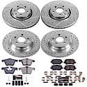 Front And Rear Carbon-Fiber Ceramic Disc Pad And Rotor: Brake Kit, Z23 Daily Driver