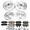 Front And Rear Carbon-Fiber Ceramic Disc Pad And Rotor: Brake Kit, Z23 Daily Driver