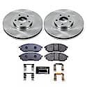 Carbon-Fiber & Metallic Pad Compound Disc Pad And Rotor: Brake Kit, Track Day High-Performance