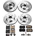 Front And Rear Carbon-Fiber Ceramic Disc Pad And Rotor: Brake Kit, Z23 Daily Driver