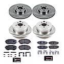 Front And Rear Carbon-Fiber Metallic Disc Pad And Rotor: Brake Kit, Track Day High-Performance