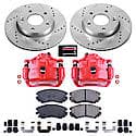 Front Carbon-Fiber Ceramic Disc Pad And Rotor: Brake Kit, Z23 Daily Driver with Calipers