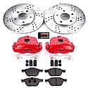 Front Carbon-Fiber Ceramic Disc Pad And Rotor: Brake Kit, Z23 Daily Driver with Calipers