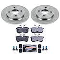 Rear Carbon-Fiber & Metallic Pad Compound Disc Pad And Rotor: Brake Kit, Track Day High-Performance