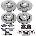 Front And Rear Carbon-Fiber Ceramic Disc Pad And Rotor: Brake Kit, Z23 Daily Driver