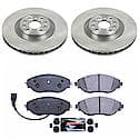 Front Carbon-Fiber Metallic Disc Pad And Rotor: Brake Kit, Track Day Spec High-Performance