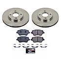 Front Carbon-Fiber & Metallic Pad Compound Disc Pad And Rotor: Brake Kit, Track Day High-Performance