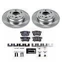 Rear Carbon-Fiber & Metallic Pad Compound Disc Pad And Rotor: Brake Kit, Track Day High-Performance