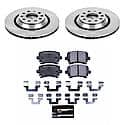 Rear Carbon-Fiber Metallic Disc Pad And Rotor: Brake Kit, Track Day Spec High-Performance