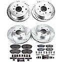 Front And Rear Carbon-Fiber Ceramic Disc Pad And Rotor: Brake Kit, Z23 Daily Driver